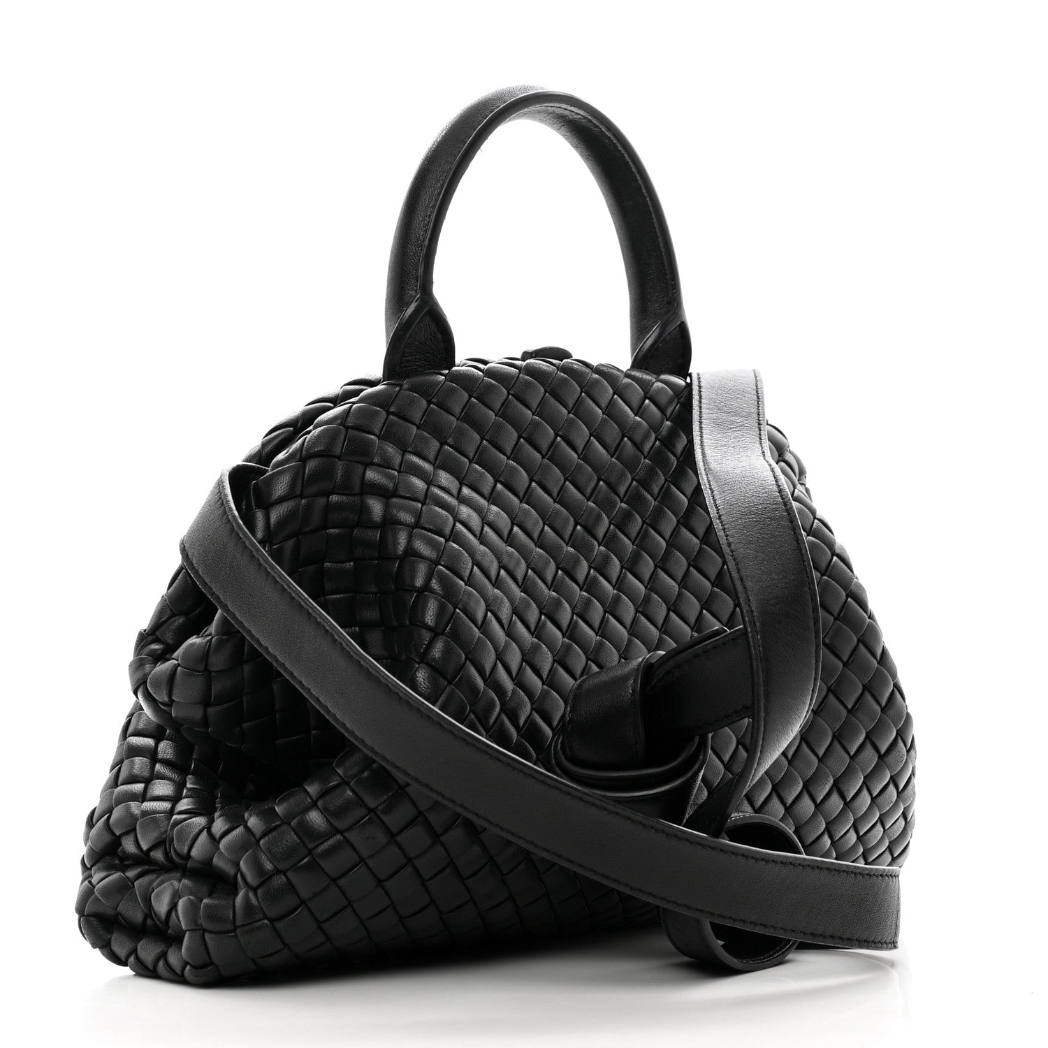 Bottega Veneta Nappa Intrecciato Small Padded The Handle Black 3 of 9