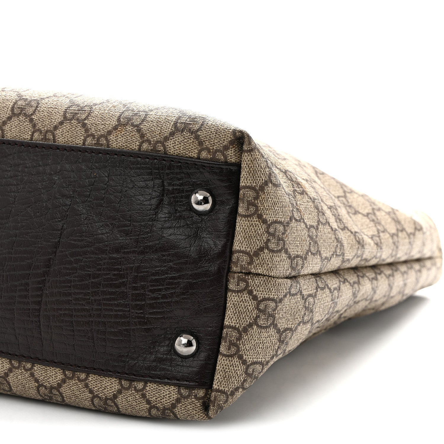 Gucci GG Plus Monogram Small Vertical Tote Dark Brown 10 of 14
