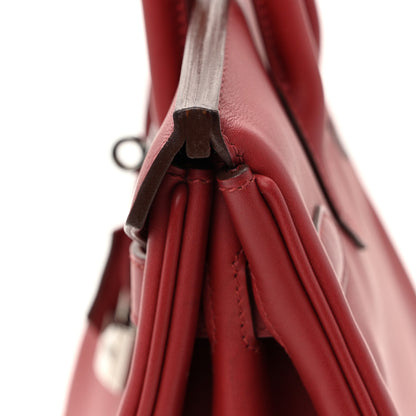 Hermes Swift Birkin 30 Rouge H 11 of 12