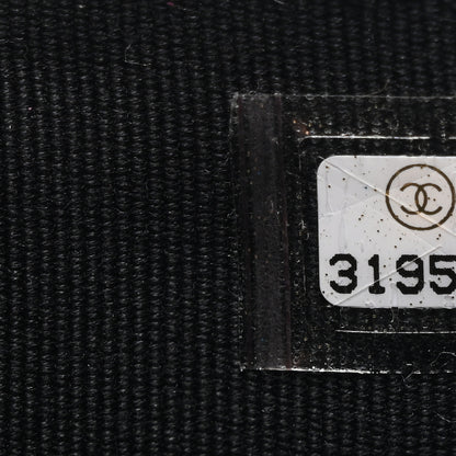 Chanel Caviar Camellia Embossed Compact Wallet Black 7 of 8