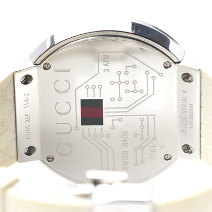 Gucci Stainless Steel Rubber 45mm Digital I-Gucci Web Watch 6 of 7