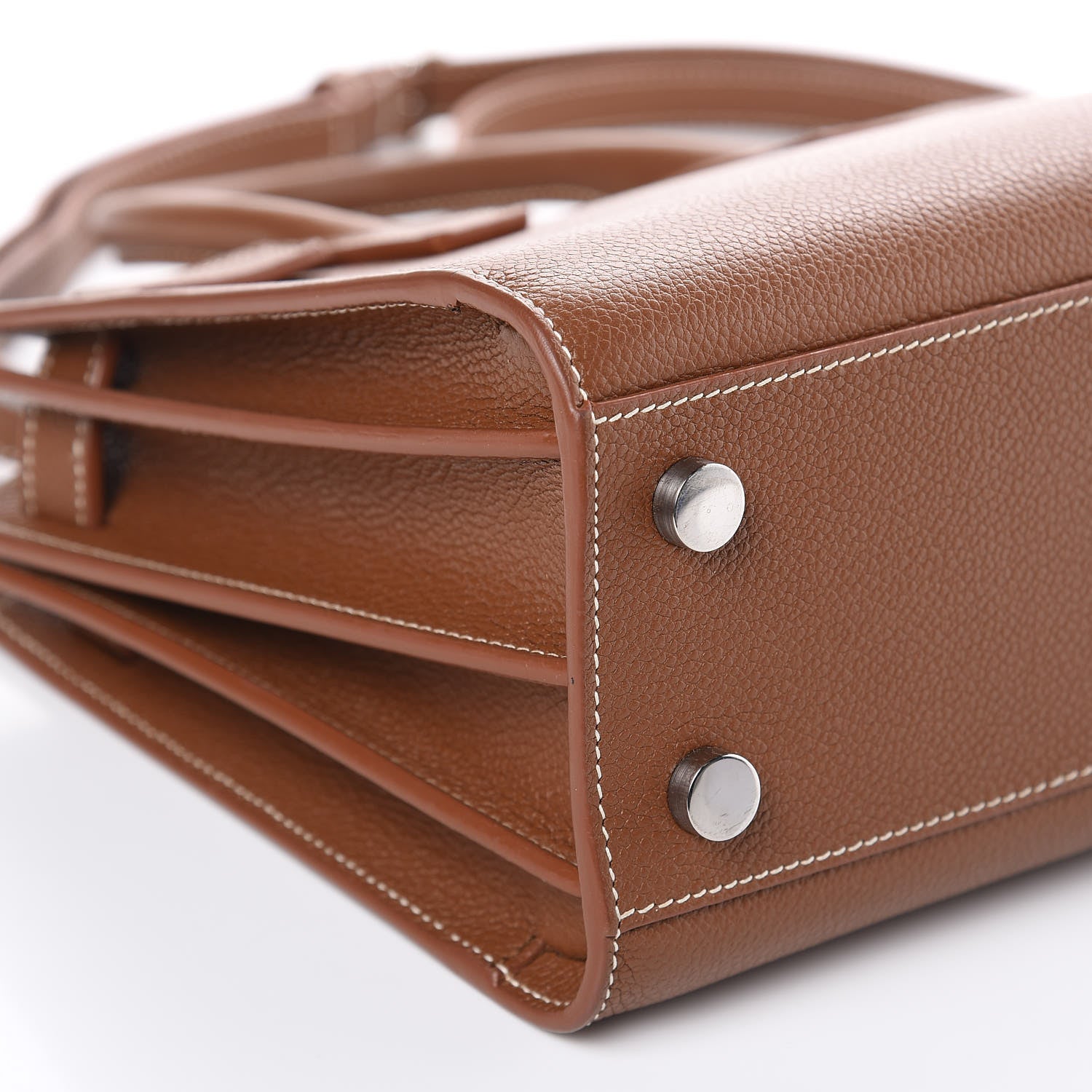 Saint Laurent Grained Calfskin Nano Sac De Jour Moka 8 of 10