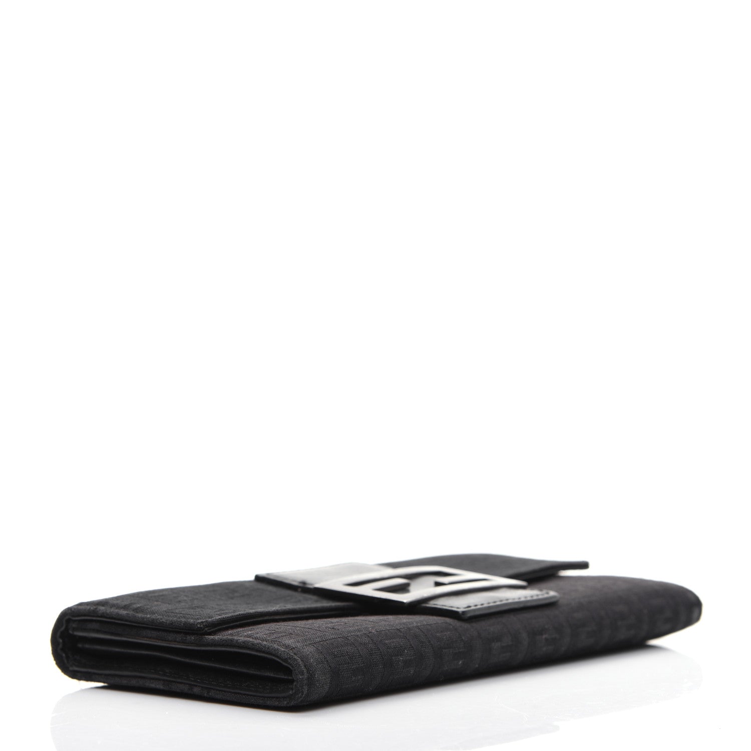 Fendi Zucchino Forever Continental Wallet Black 4 of 18