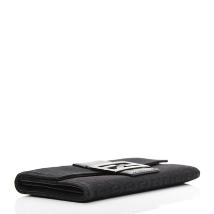 Fendi Zucchino Forever Continental Wallet Black 4 of 18