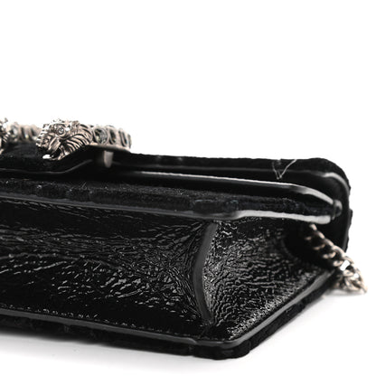 Gucci Velvet GG Monogram Super Mini Dionysus Shoulder Bag Black 8 of 8