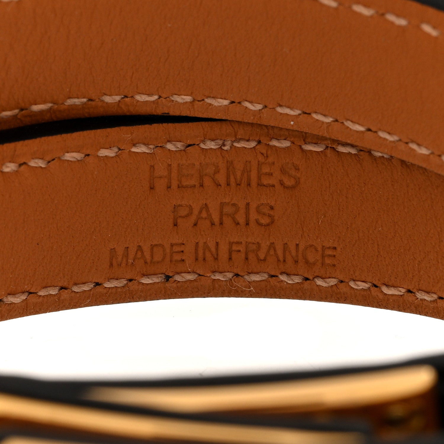 Hermes Box Kelly Double Tour Bracelet T2 Black 4 of 4