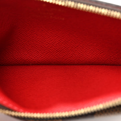 Louis Vuitton Damier Ebene Recto Verso Card Holder Red 5 of 6