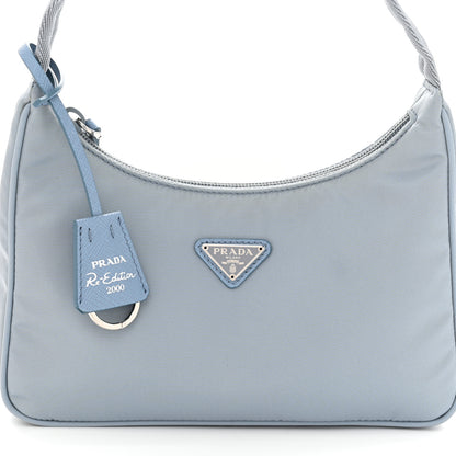 Prada Tessuto Nylon Mini Re-Edition 2000 Bag Astrale 9 of 12