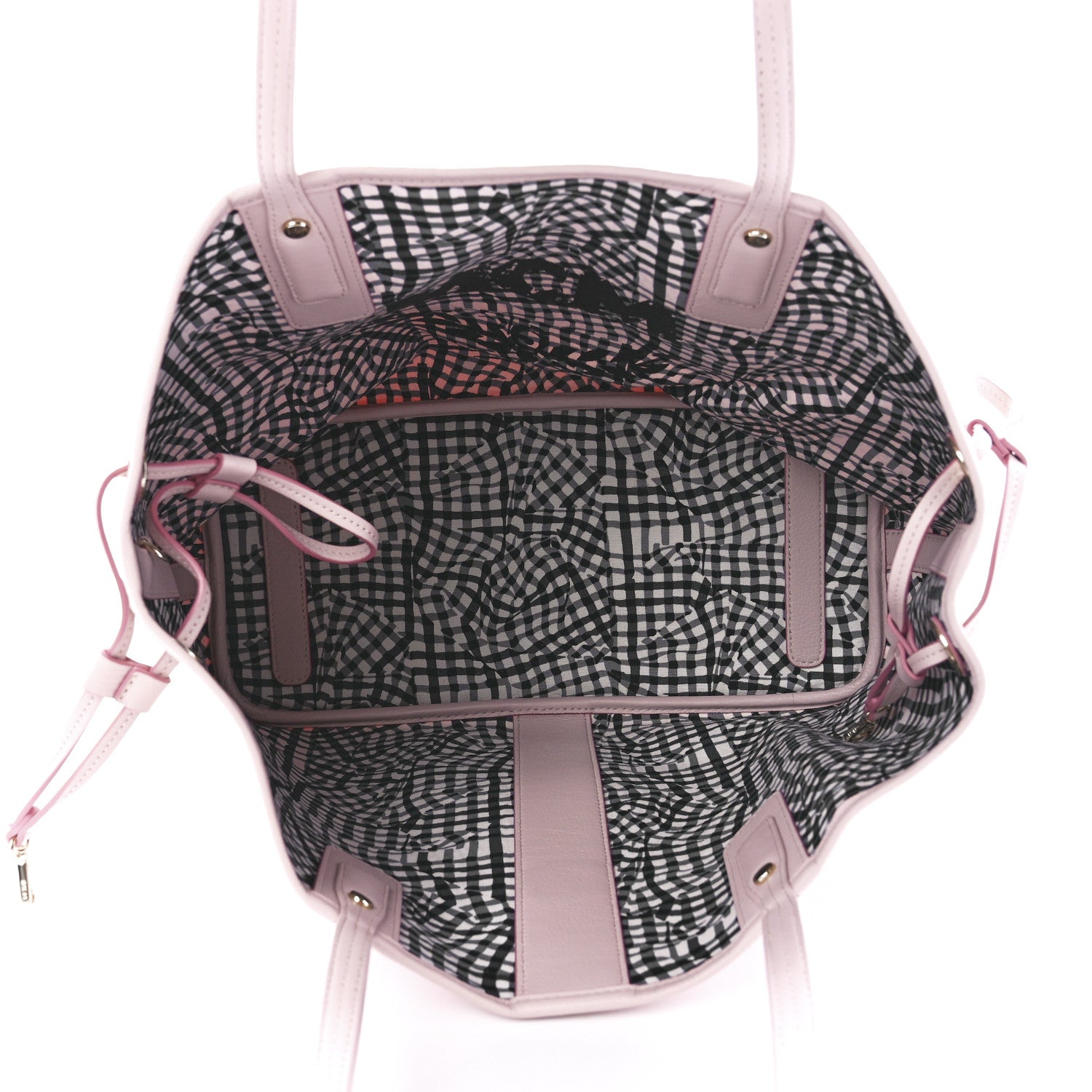 MCM Visetos Medium Liz Reversible Shopper Tote Powder Pink 9 of 22