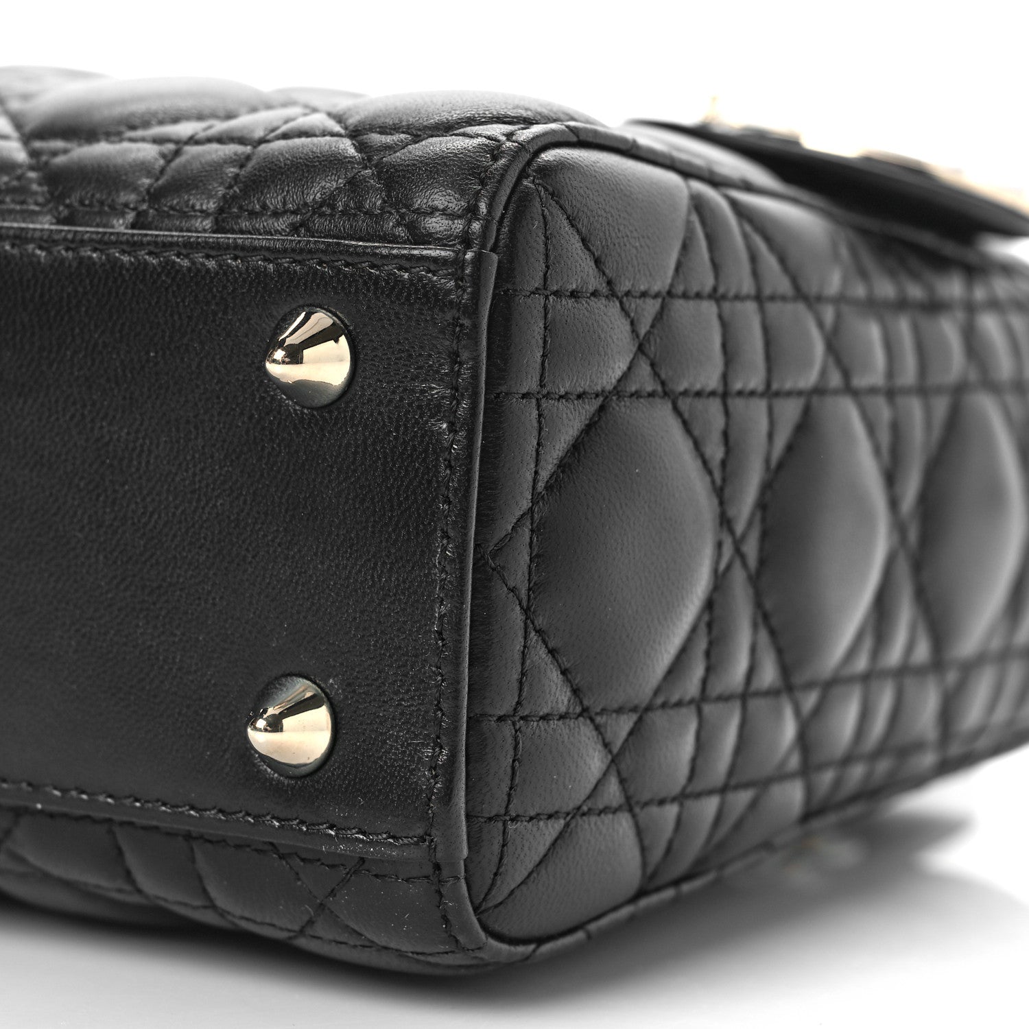 Christian Dior Lambskin Cannage Small My ABC Lady Dior Black 8 of 8