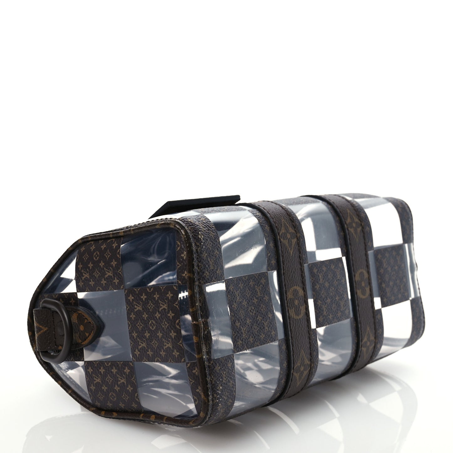PVC Monogram Chess Keepall Bandouliere 25