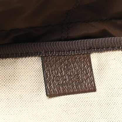 Gucci GG Supreme Monogram Medium Ophidia Double Buckle Backpack Brown 6 of 10