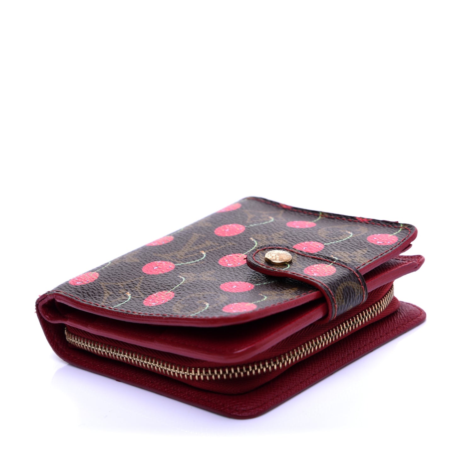Monogram Cerises Compact Zippe Wallet