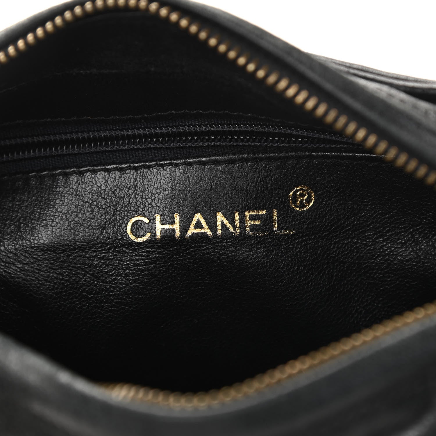 Chanel Lambskin Quilted CC Tassel Camera Case Black 5 of 11