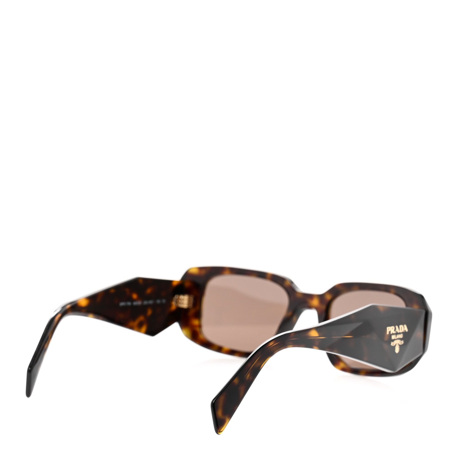 Prada Acetate Symbole Sunglasses SPR 17W Havana 4 of 9