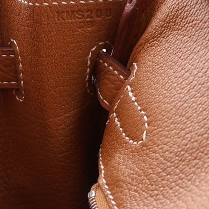 Hermes Togo Birkin 25 Gold 7 of 10