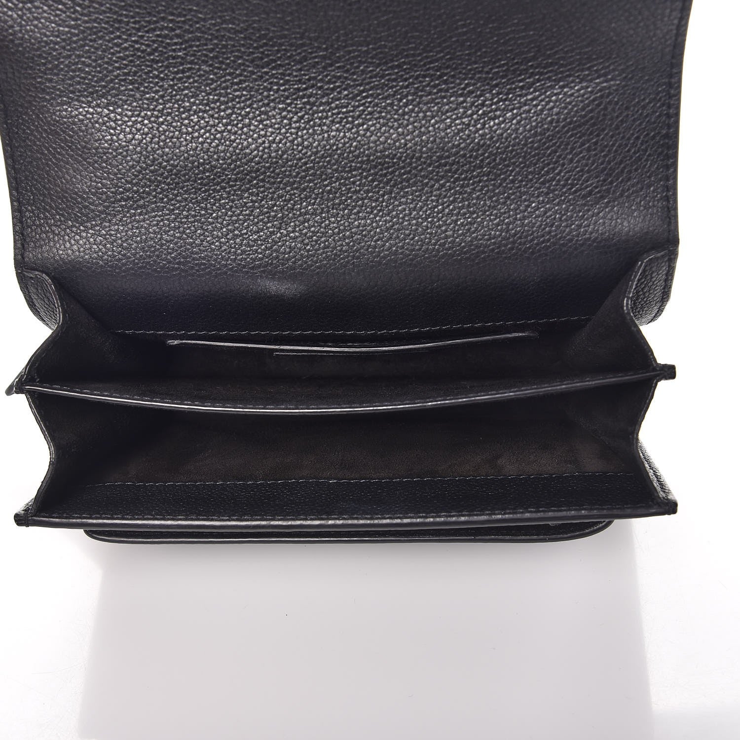 Saint Laurent Grained Calfskin Small Monogram Sunset Black 5 of 6