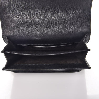 Saint Laurent Grained Calfskin Small Monogram Sunset Black 5 of 6