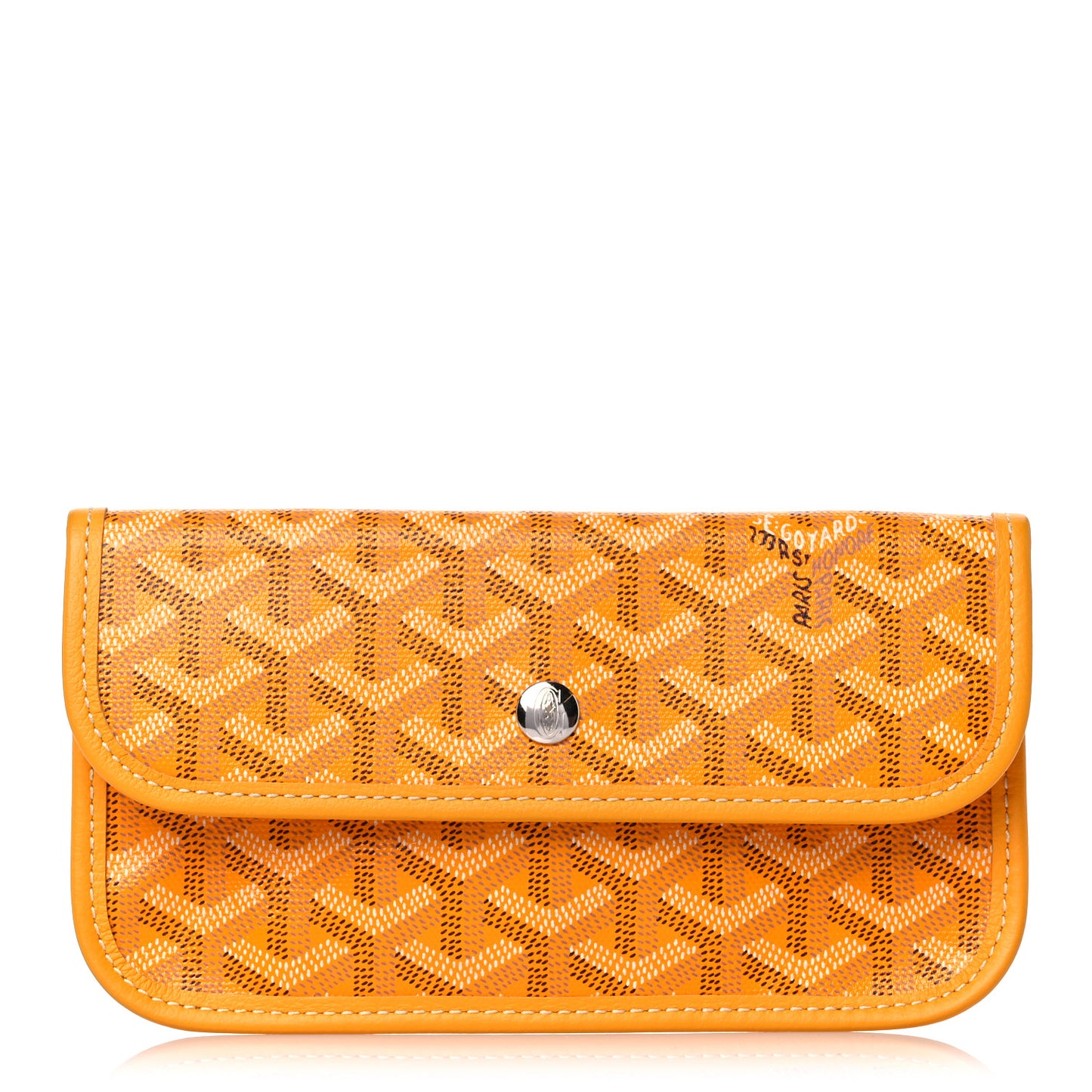Goyardine Pouch Yellow