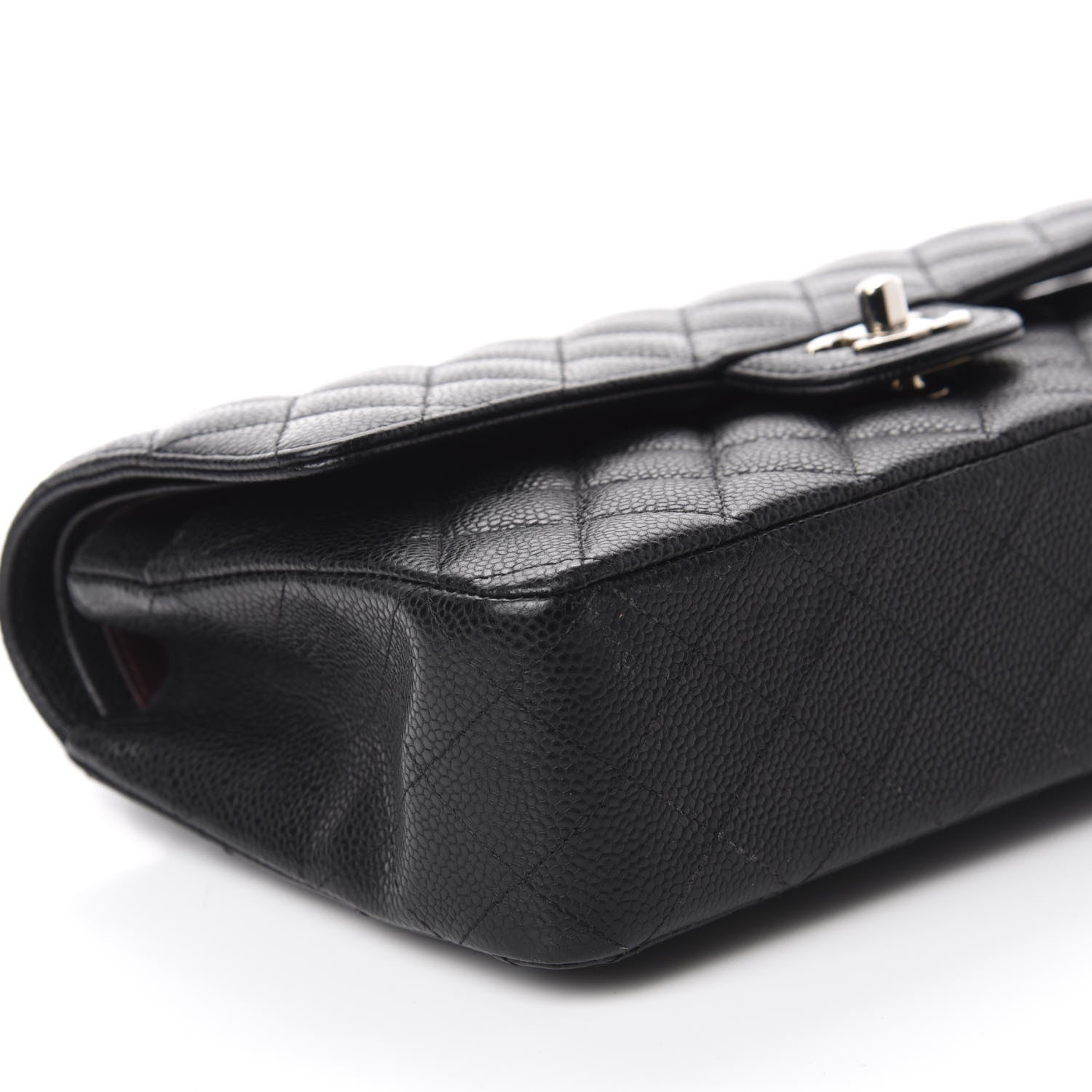 Chanel Caviar Quilted Medium Double Flap Black 6 of 14