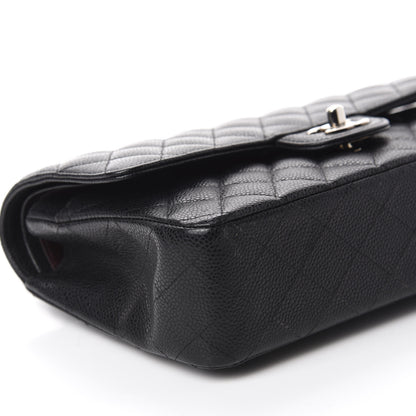Chanel Caviar Quilted Medium Double Flap Black 6 of 14