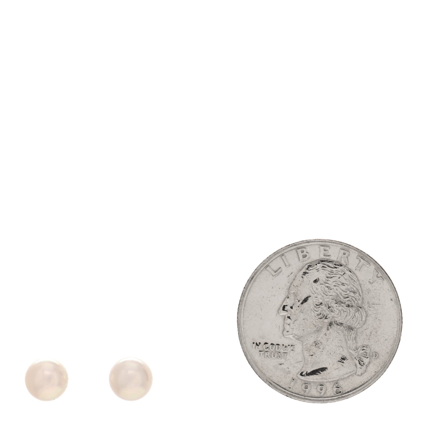 Mikimoto 18K White Gold 6-6.5mm Akoya Pearl Stud Earrings 2 of 5