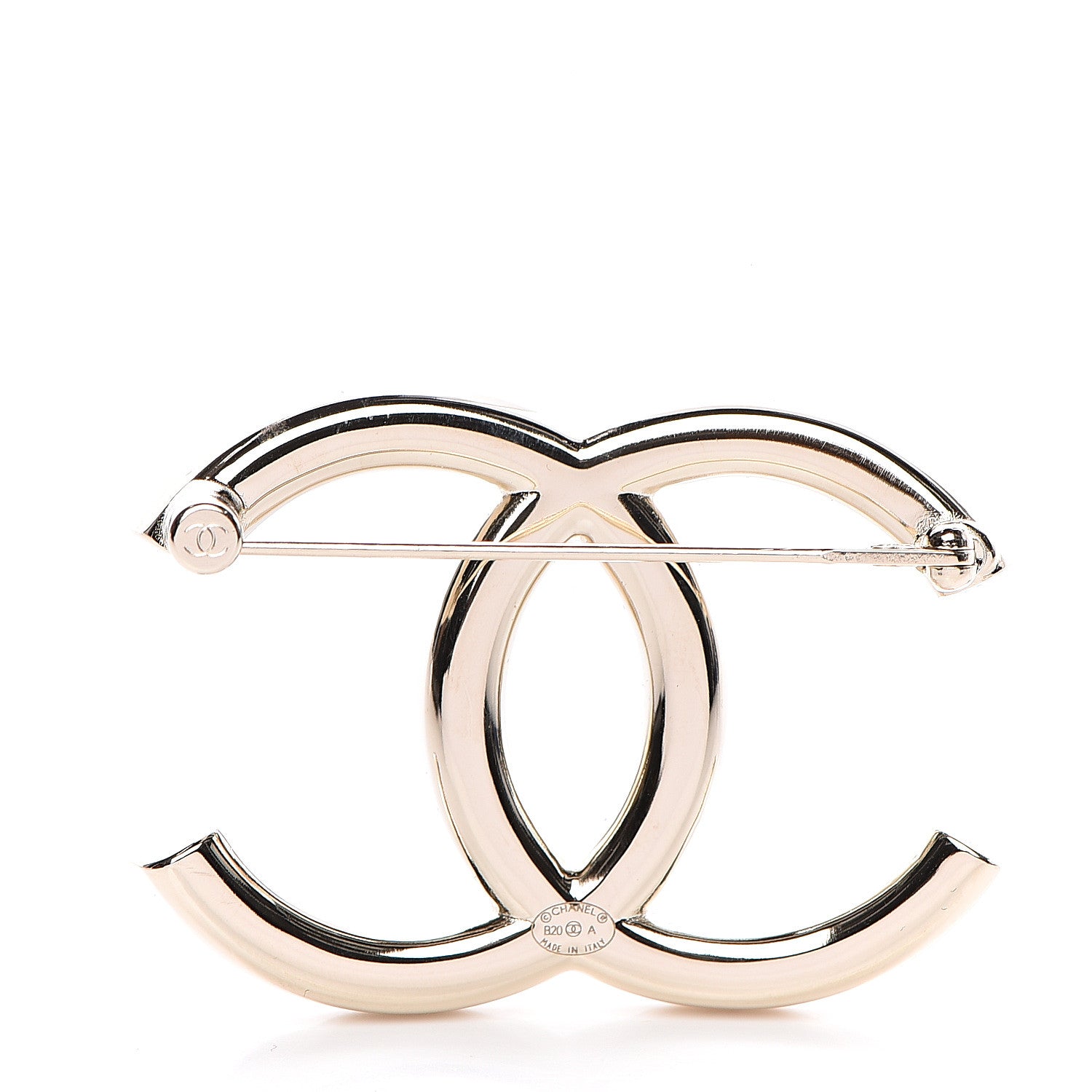Chanel Baguette Crystal High Society CC Brooch Gold 2 of 4