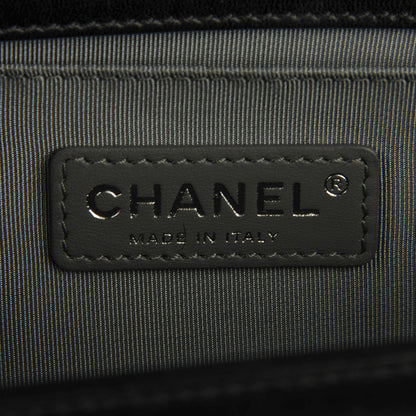 Chanel Lambskin Quilted Medium Boy Flap Black 7 of 8
