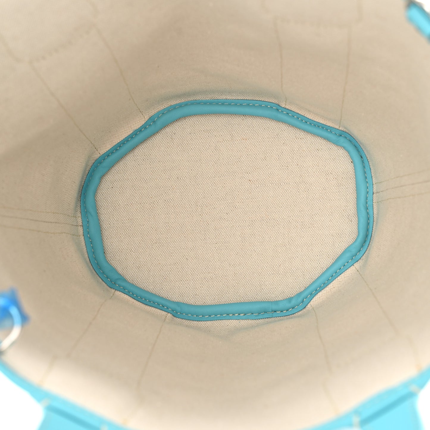 Goyardine Belharra PM Bleu Turquoise