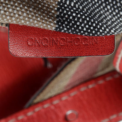 Burberry Canvas Large Mega Check Maidstone Cadmium Red 11 of 11