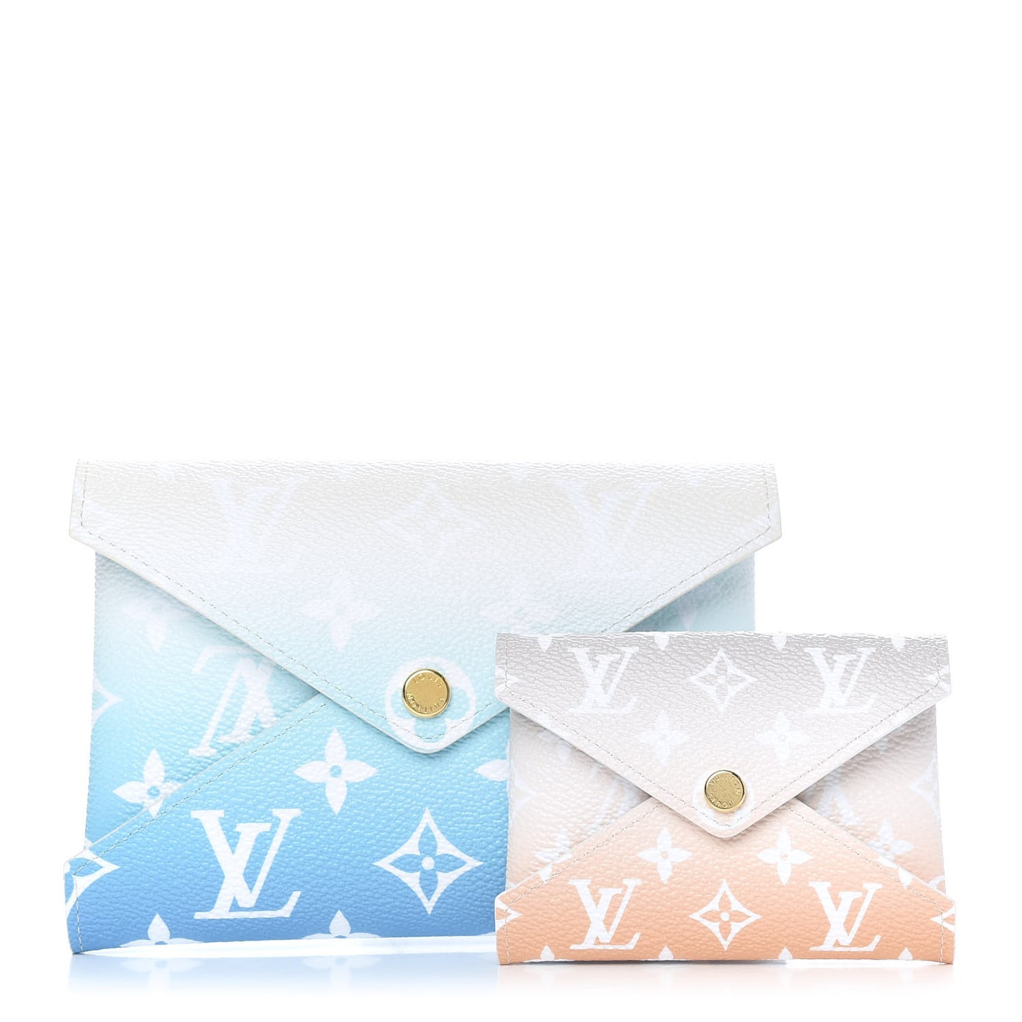 Monogram Giant By The Pool Kirigami Pochette Set Blue Mist