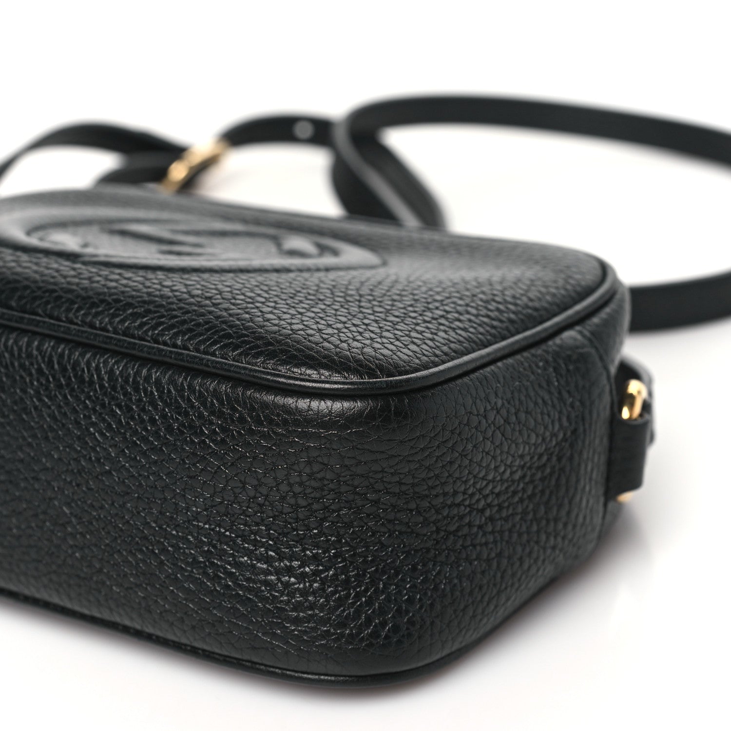 Gucci Pebbled Calfskin Mini Soho Disco Bag Black 10 of 10