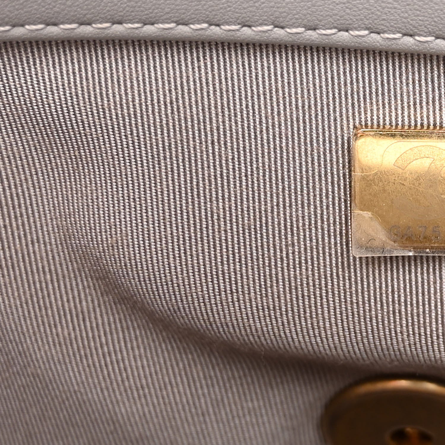 Chanel Lambskin Quilted Medium Chanel 19 Flap Grey 7 of 10