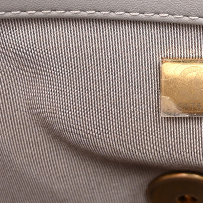 Chanel Lambskin Quilted Medium Chanel 19 Flap Grey 7 of 10