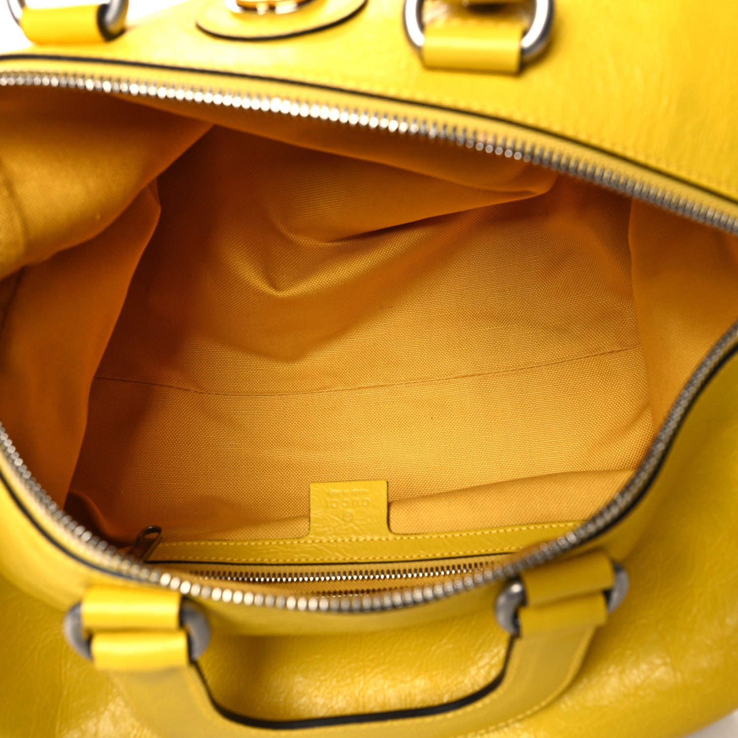 Gucci Fluffy Calfskin Morpheus Convertible Backpack Smile Yellow 5 of 13