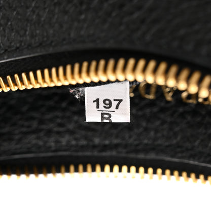 Prada Vitello Phenix Zippered Messenger Hobo Black 7 of 11