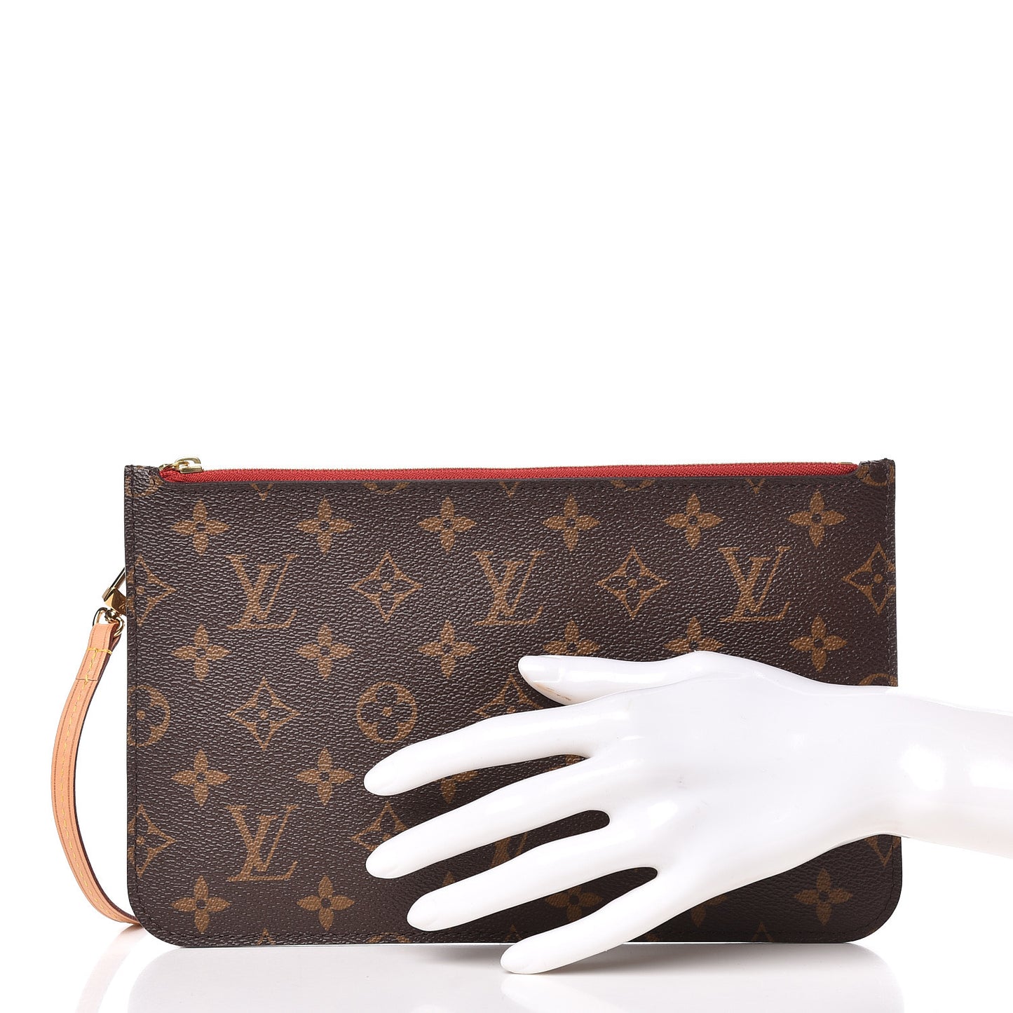 Monogram Neverfull MM GM Pochette Cherry