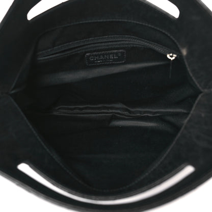 Chanel Lambskin Diamond Stitch Convertible Clutch Black 5 of 9