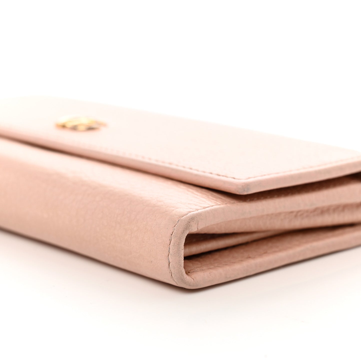 Dollar Calfskin GG Marmont Continental Wallet Perfect Pink