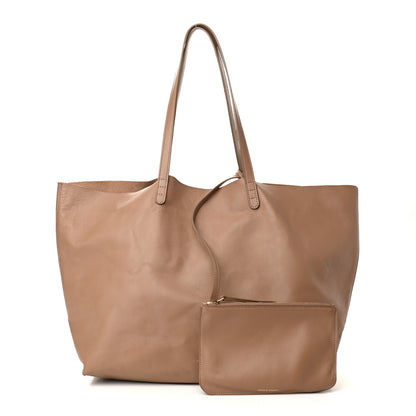 Mansur Gavriel Lambskin Oversized Tote Biscotto 1 of 12
