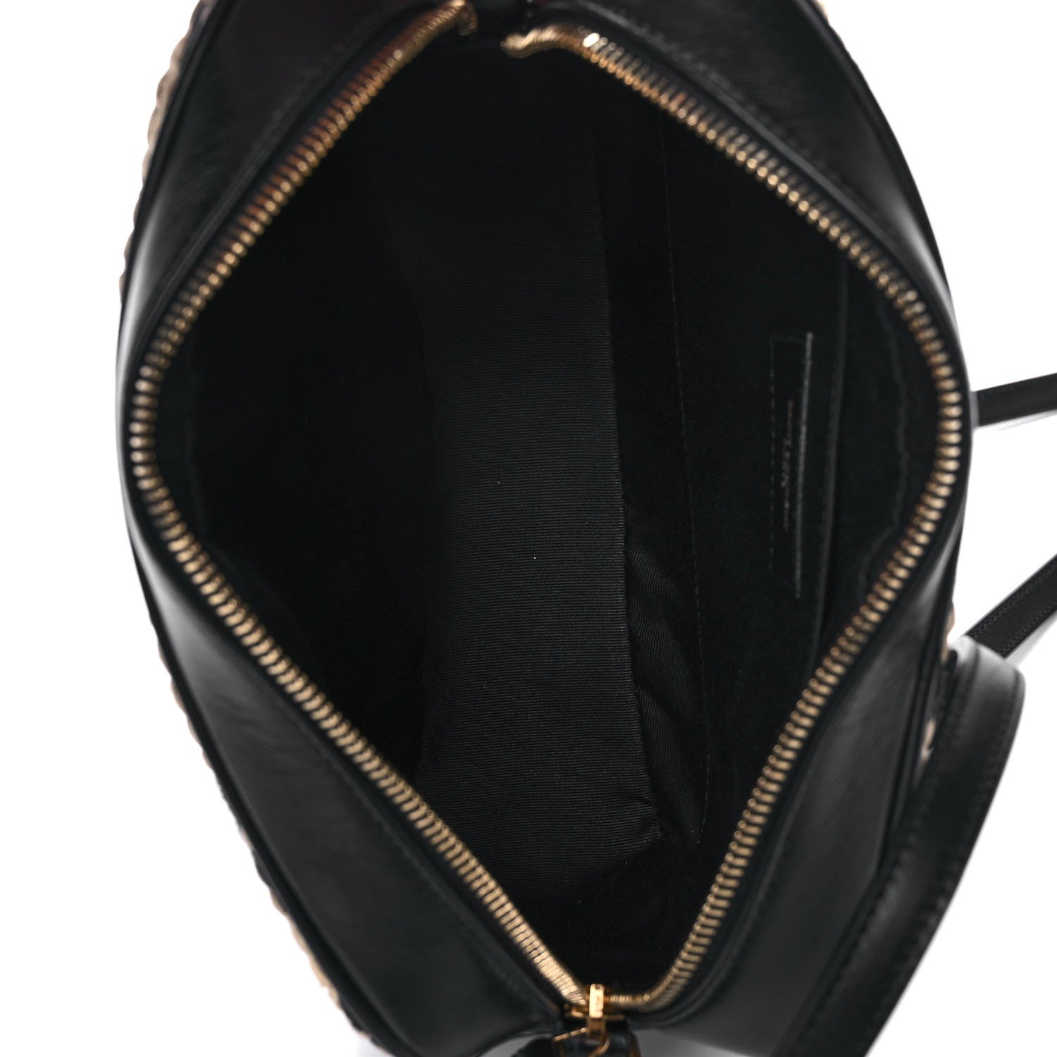 Saint Laurent Raffia Calfskin Leopard Print Monogram Lou Camera Bag Natural Beige Black 5 of 11