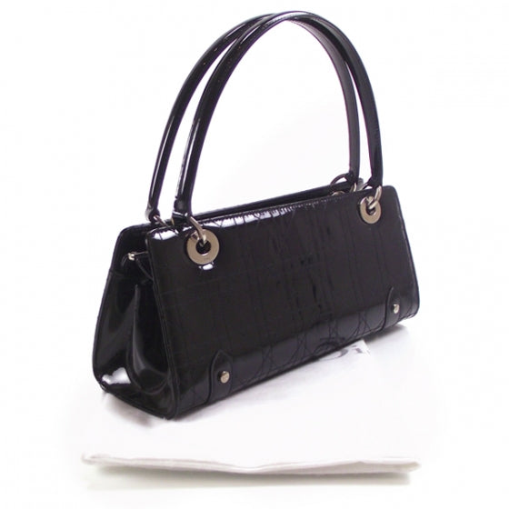 Christian Dior Patent Cannage Tote 3 of 9