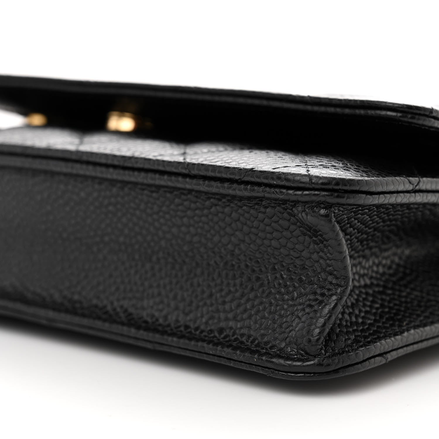 Chanel Caviar Quilted Wallet On Chain WOC Black 11 of 12