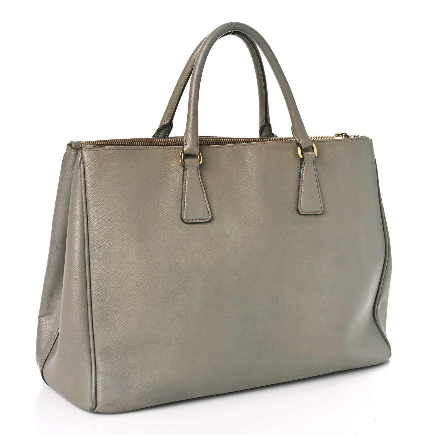Prada Saffiano Medium Galleria Double Zip Tote Argilla 2 of 12
