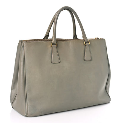 Prada Saffiano Medium Galleria Double Zip Tote Argilla 2 of 12