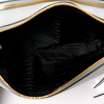 Prada Vitello Phenix Camera Bag Granito 5 of 11