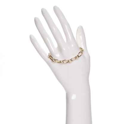 Tiffany 18K Yellow Gold Clasping Oval Link Bracelet 2 of 4