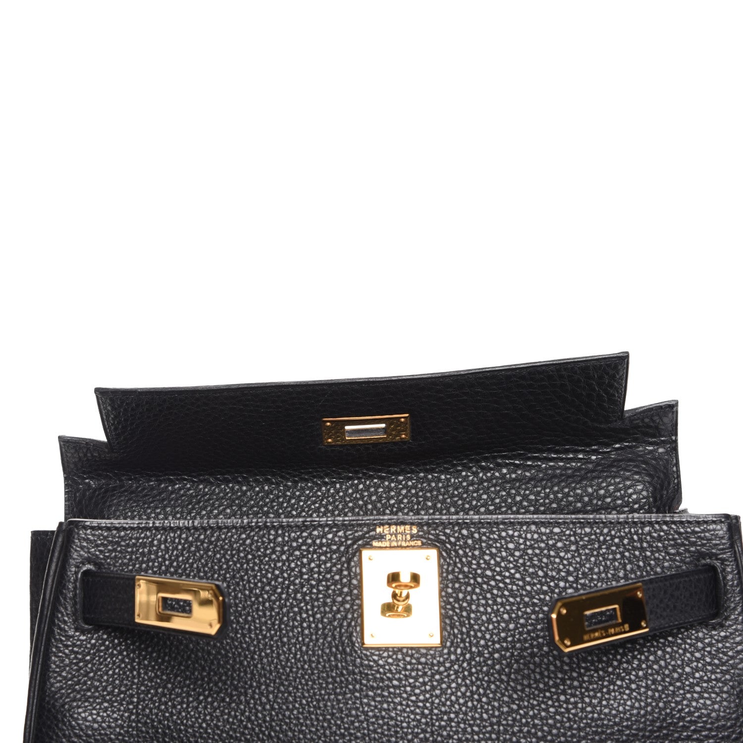 Hermes Togo Kelly Retourne 28 Black 10 of 28