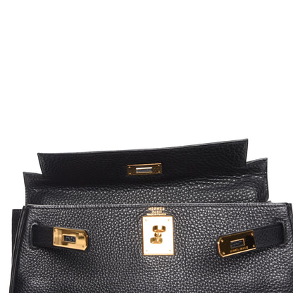 Hermes Togo Kelly Retourne 28 Black 10 of 28
