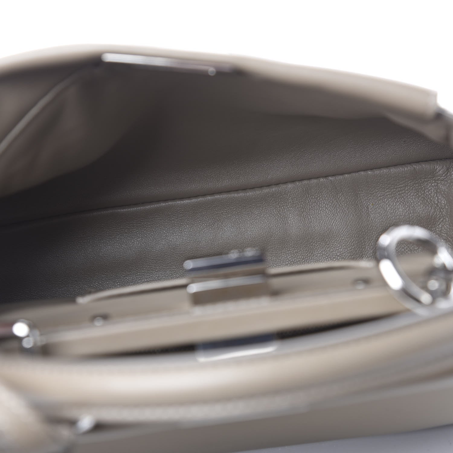 Fendi Nappa Mini Peekaboo Iconic Satchel Tortora 8 of 11